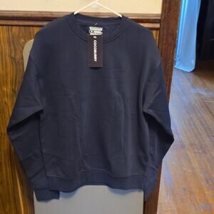 Cocoburry Matching Set Men’s Medium Navy Sweatshirt Shorts NWT